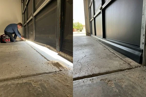 Garage Door Weatherproofing & Insulation work example 4