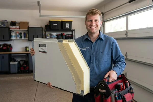 Garage Door Weatherproofing & Insulation work example 3