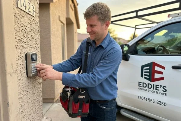 Garage Door Opener Installation work example 2